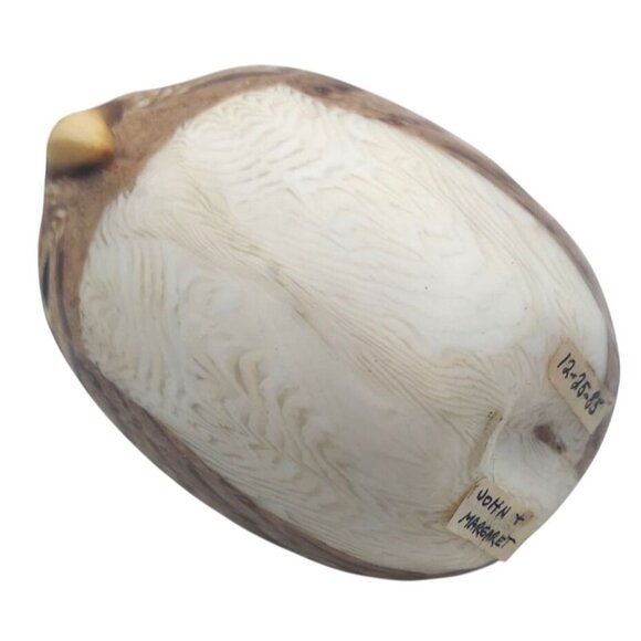 Vintage San Francisco Candle Co Stone Bluegate Solid Wax Hoot Owl Candle 1985 - Picture 6 of 7